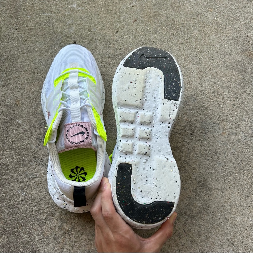 Womens Nike Crater Impact White Pink Glaze Shoes - Picture 5 of 6